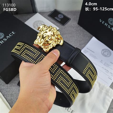 replica versace chain belt|certified Versace belt.